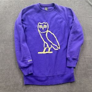 October's Very Own Sweatshirt Women XS X-Small Purple Cotton Long Sleeve Drake.